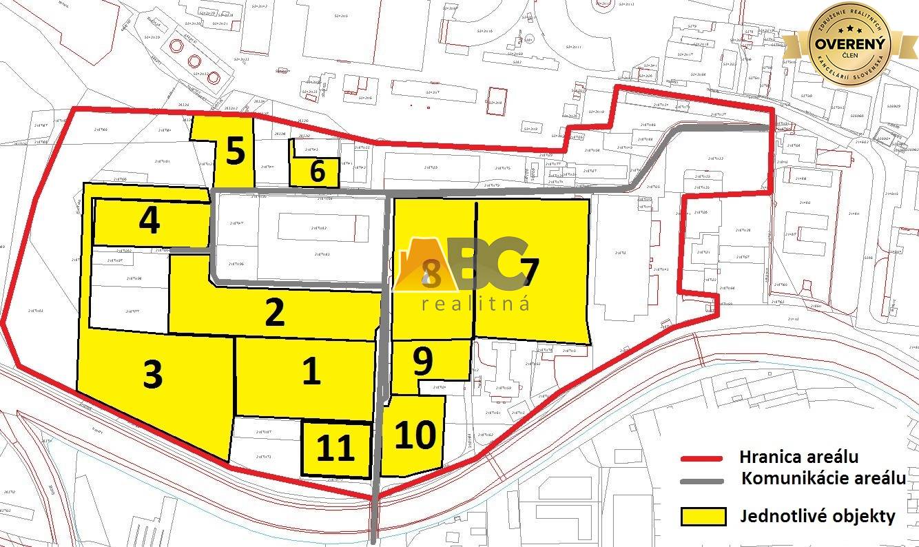 Zvolen industrial park - Areál Haly, Budovy, Pozemky a Sklady Zvolen na predaj