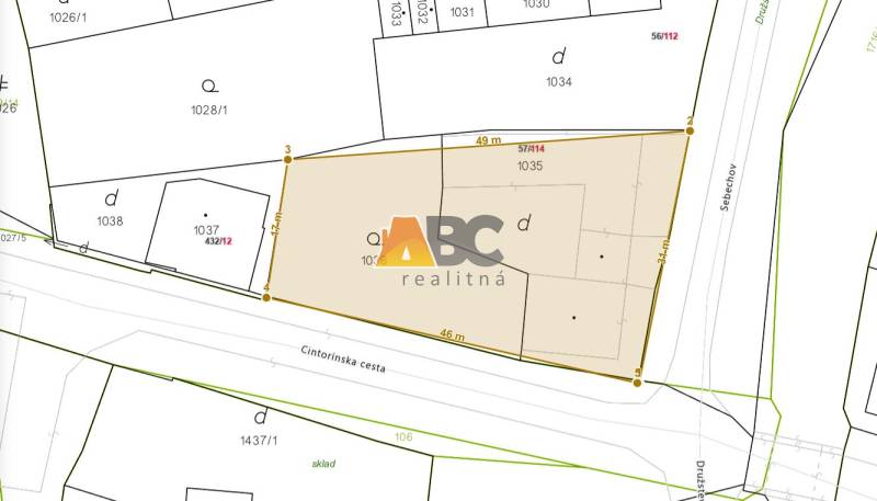 ABC realitná pozemky na predaj Zvolenská Slatina