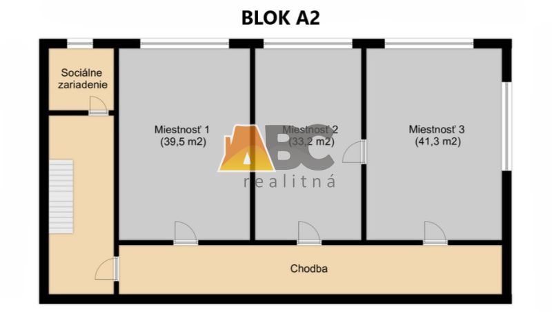 BLOK A2 pôdorys